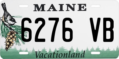 ME license plate 6276VB
