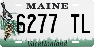 ME license plate 6277TL