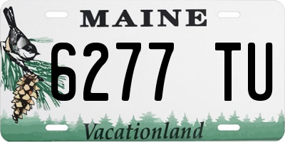 ME license plate 6277TU