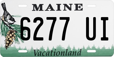 ME license plate 6277UI