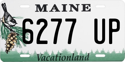 ME license plate 6277UP