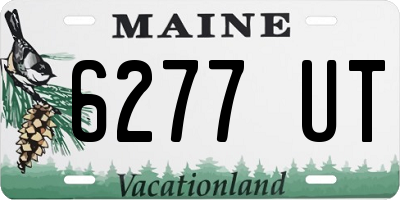 ME license plate 6277UT