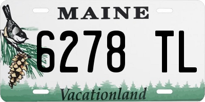 ME license plate 6278TL