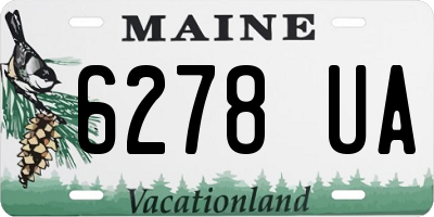 ME license plate 6278UA