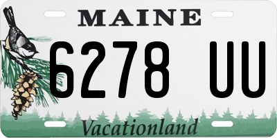 ME license plate 6278UU