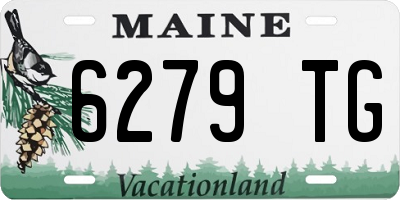 ME license plate 6279TG