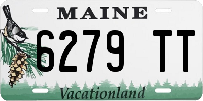 ME license plate 6279TT