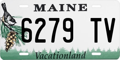 ME license plate 6279TV