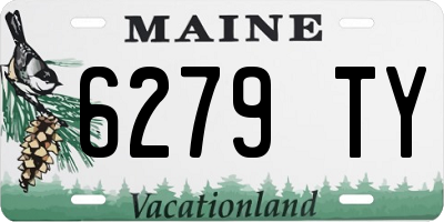 ME license plate 6279TY