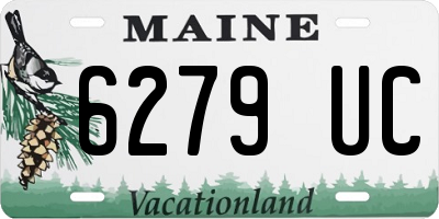 ME license plate 6279UC