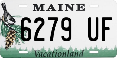 ME license plate 6279UF