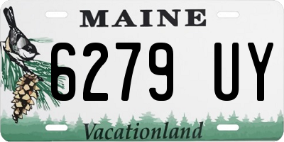 ME license plate 6279UY