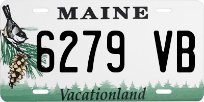 ME license plate 6279VB