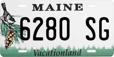 ME license plate 6280SG