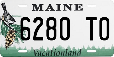 ME license plate 6280TO