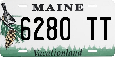 ME license plate 6280TT