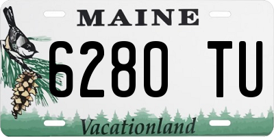 ME license plate 6280TU