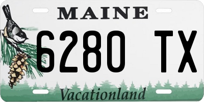 ME license plate 6280TX