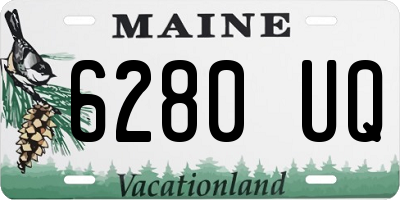 ME license plate 6280UQ