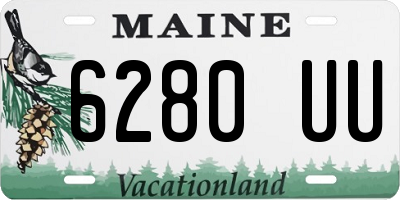 ME license plate 6280UU