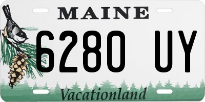 ME license plate 6280UY