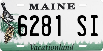 ME license plate 6281SI