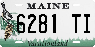 ME license plate 6281TI