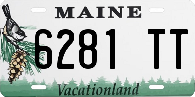 ME license plate 6281TT