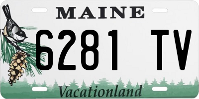 ME license plate 6281TV