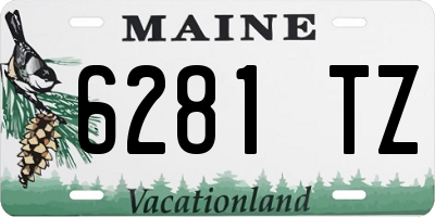 ME license plate 6281TZ