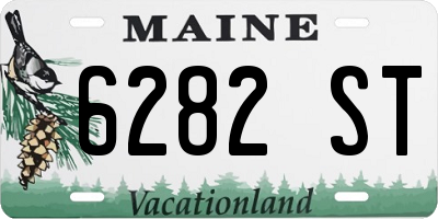 ME license plate 6282ST