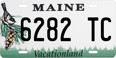 ME license plate 6282TC