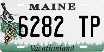 ME license plate 6282TP
