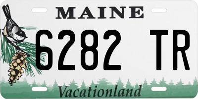 ME license plate 6282TR