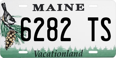 ME license plate 6282TS