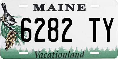 ME license plate 6282TY