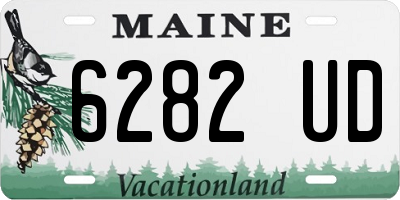 ME license plate 6282UD