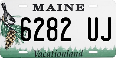 ME license plate 6282UJ
