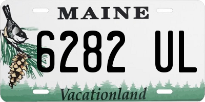 ME license plate 6282UL