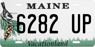 ME license plate 6282UP