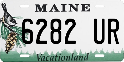 ME license plate 6282UR