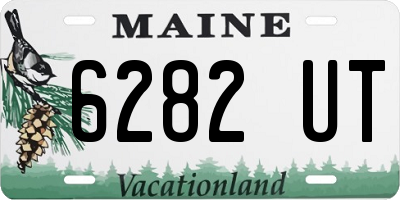 ME license plate 6282UT