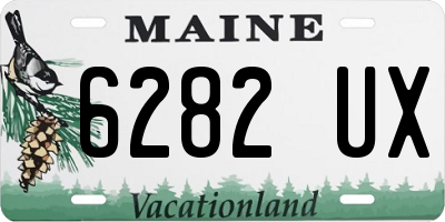 ME license plate 6282UX