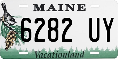 ME license plate 6282UY