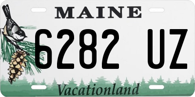 ME license plate 6282UZ