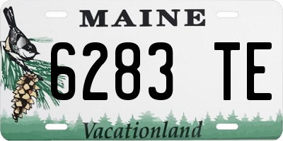 ME license plate 6283TE