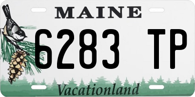 ME license plate 6283TP