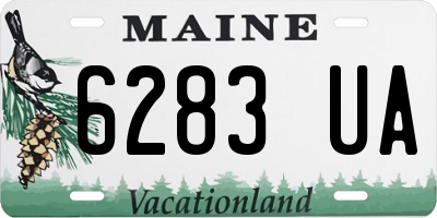 ME license plate 6283UA