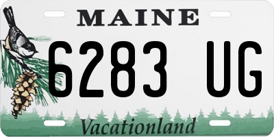 ME license plate 6283UG