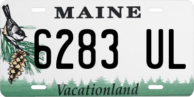 ME license plate 6283UL